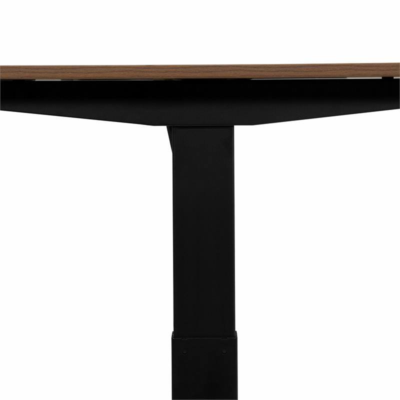 Furniture of America Edison Modern Metal 2-Piece Desk and Chair Set in Black - IDF-7001B-6022B
