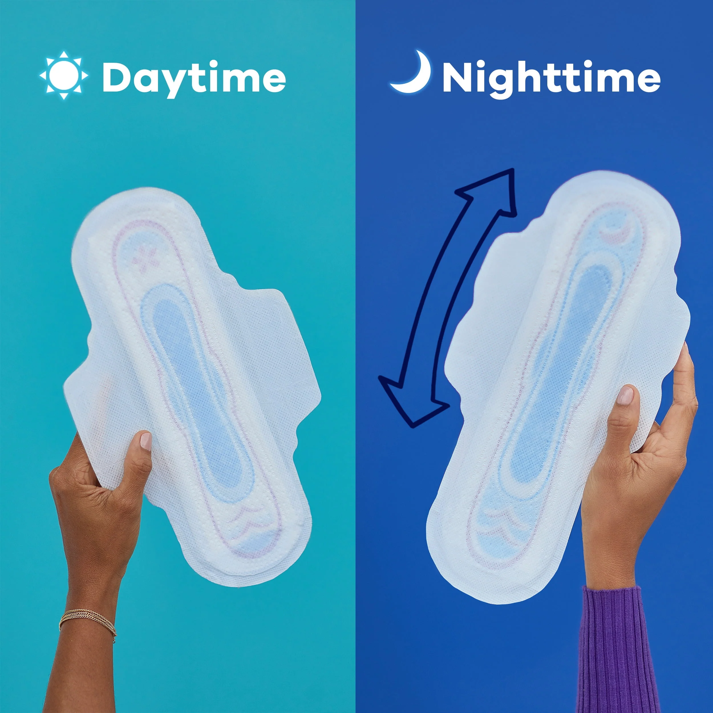 Always Ultra Thin Overnight Pads with Wings, Size 4, Overnight Absorbency, 36 Count