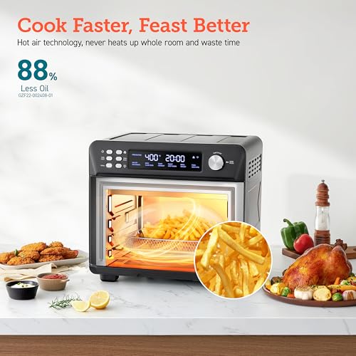 COSORI Smart 12-in-1 Air Fryer Toaster Oven Combo, Airfryer Convection Oven Countertop, Bake, Roast, Reheat, Broiler, Dehydrate