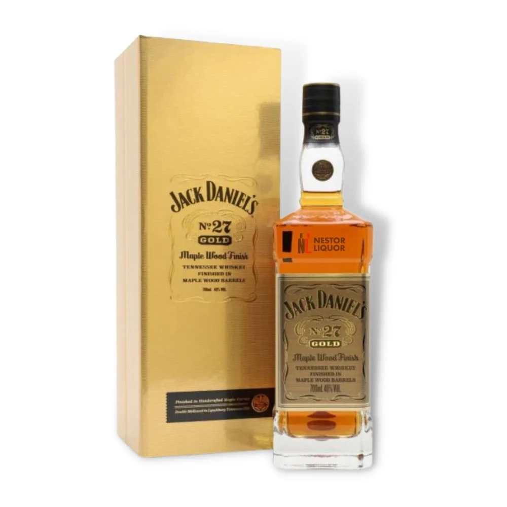 Jack Daniels No. 27 Gold Maple Wood Finish - Nestor Liquor
