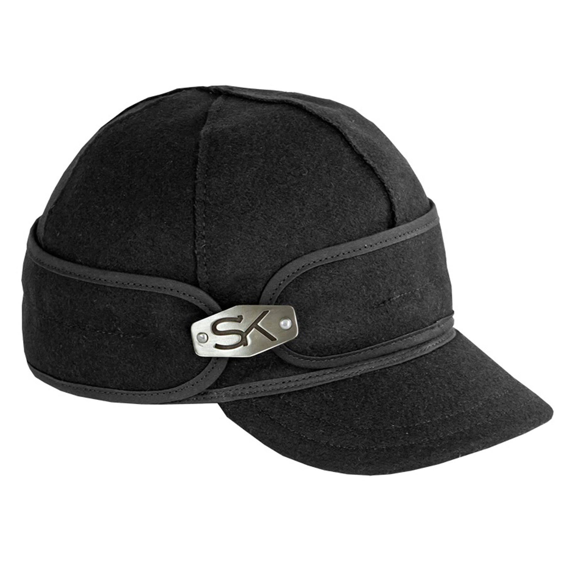 Stormy Kromer Ida Kromer Cap with Hardware-Black-6 7/8