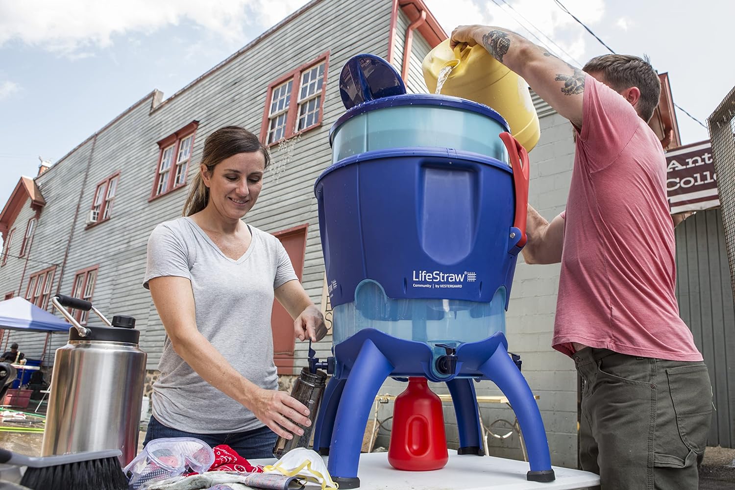 LifeStraw Community High-Volume Water Purifier, Autofill - Smart Home Appliances