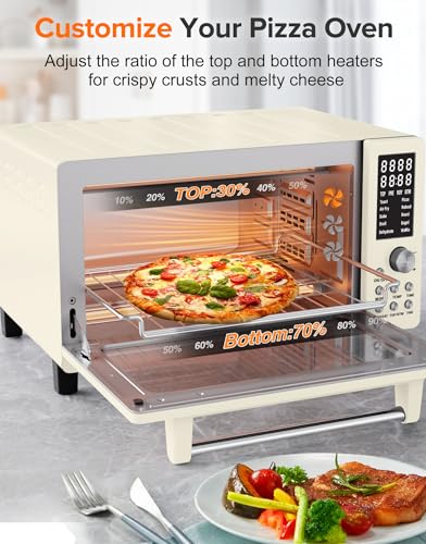 Nuwave Bravo Pro Smart 21QT Toaster Oven Air Fryer Combo, Convection Oven Countertop, 10 functions all in 1, with even & quick crisp technology