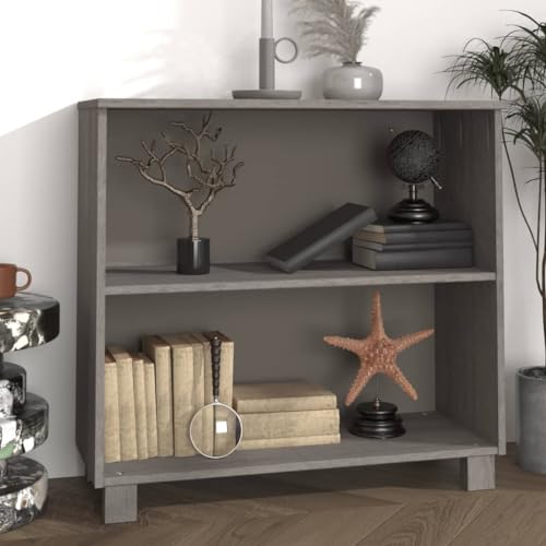 Buffets & Sideboards Sideboard Light Gray 33.5"x13.8"x31.5" Solid Wood Pine