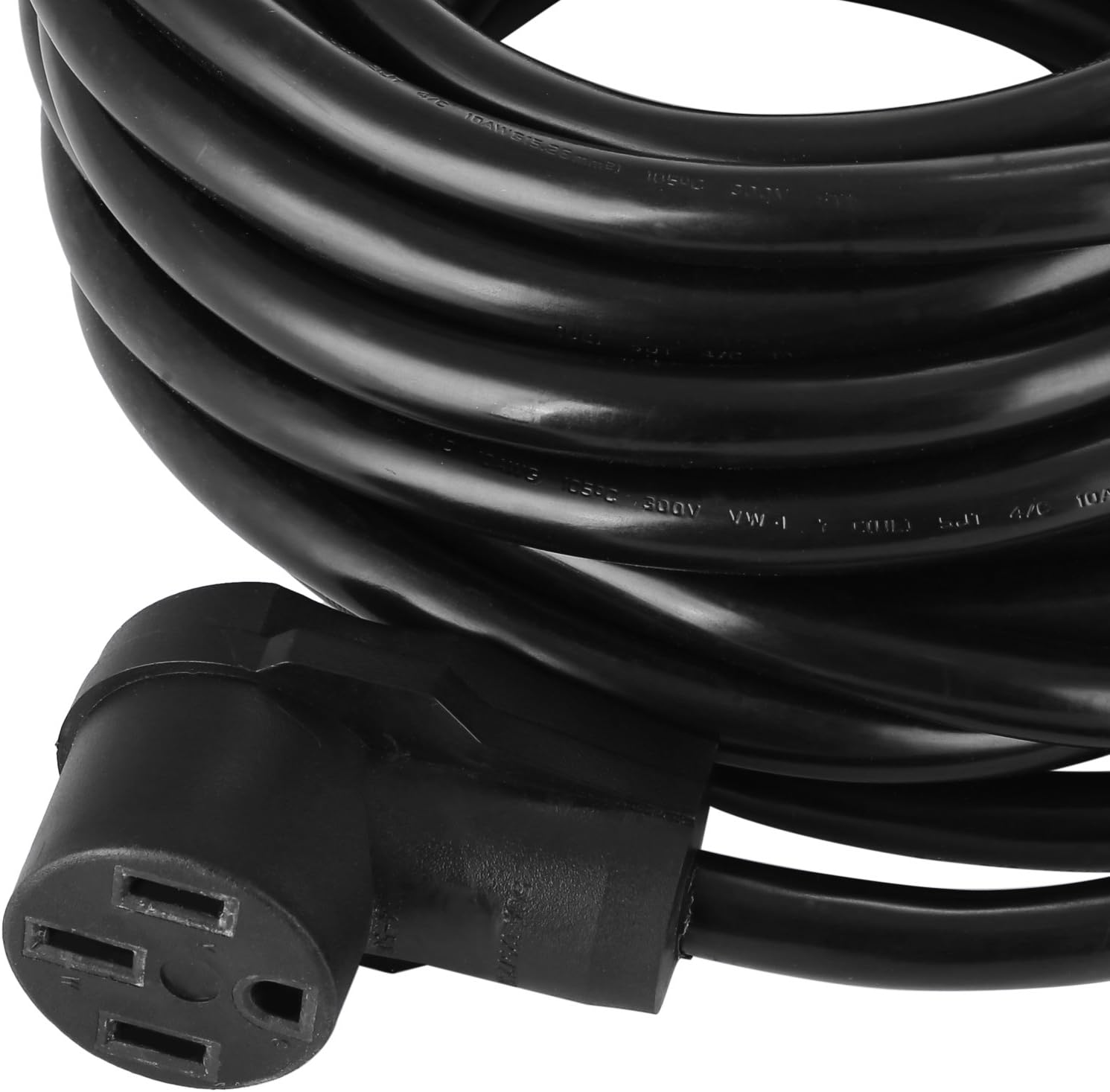 Happybuy RV Power Cord 36Ft 30 Amp RV Extension Cord AWG10 30 amp rv Extension Cord Truck Trailer Motorhome Camper RV Cord Grip Handles Camper