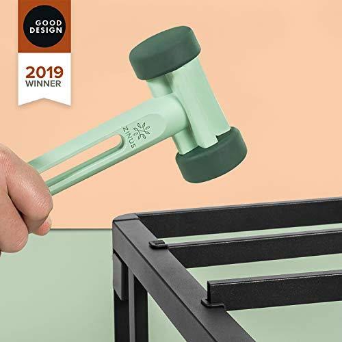 Zinus Good Design Winner Justina 11 inch Metal Mattress Foundation, Twin XL