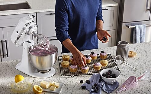 KitchenAid Classic Series 4.5 Quart Tilt-Head Stand Mixer K45SS, Onyx Black
