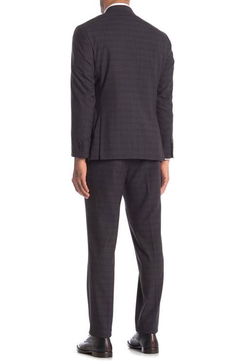 Kenneth Cole Reaction Plaid Techni-Cole Performance Slim Fit Suit