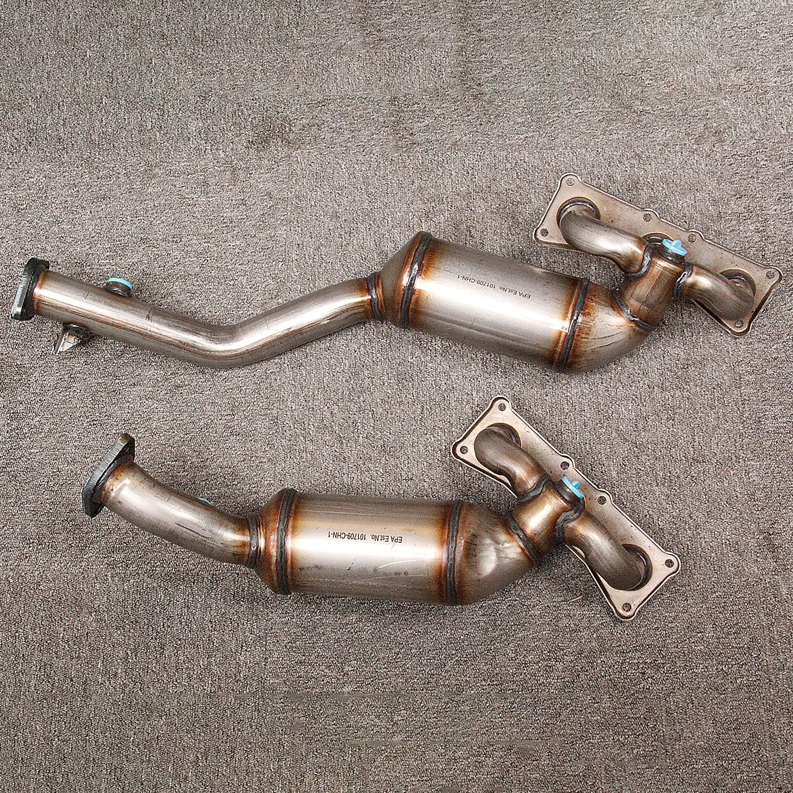 Set of 2 Front Manifold Catalytic Converter For 2007 TO 2010 BMW X5 Direct Fit