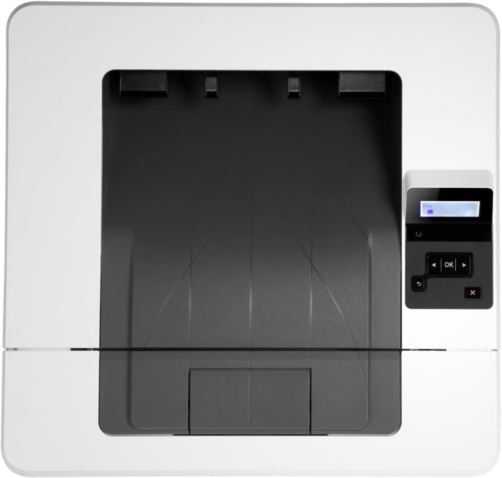 HP Laserjet Pro M404dn Single-Function Wired Monochrome Laser Printer, White - Print only - Ethernet only, 40 ppm, 1200 x 1200 dpi