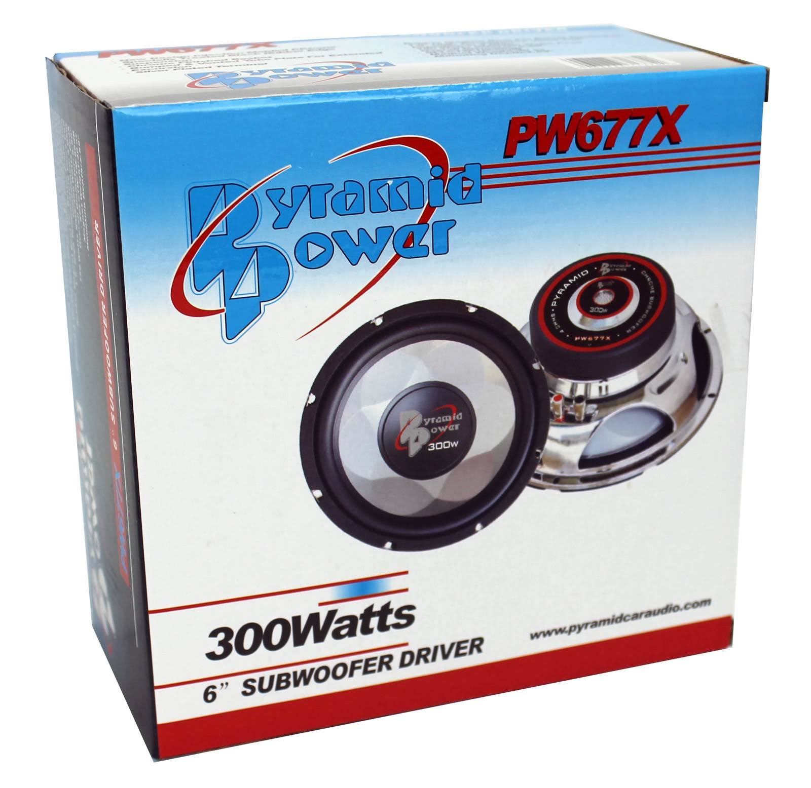 4 New Pyramid Pw677x 1200W 6x22 Car Audio Subs Subwoofers Power Woofers Stereo