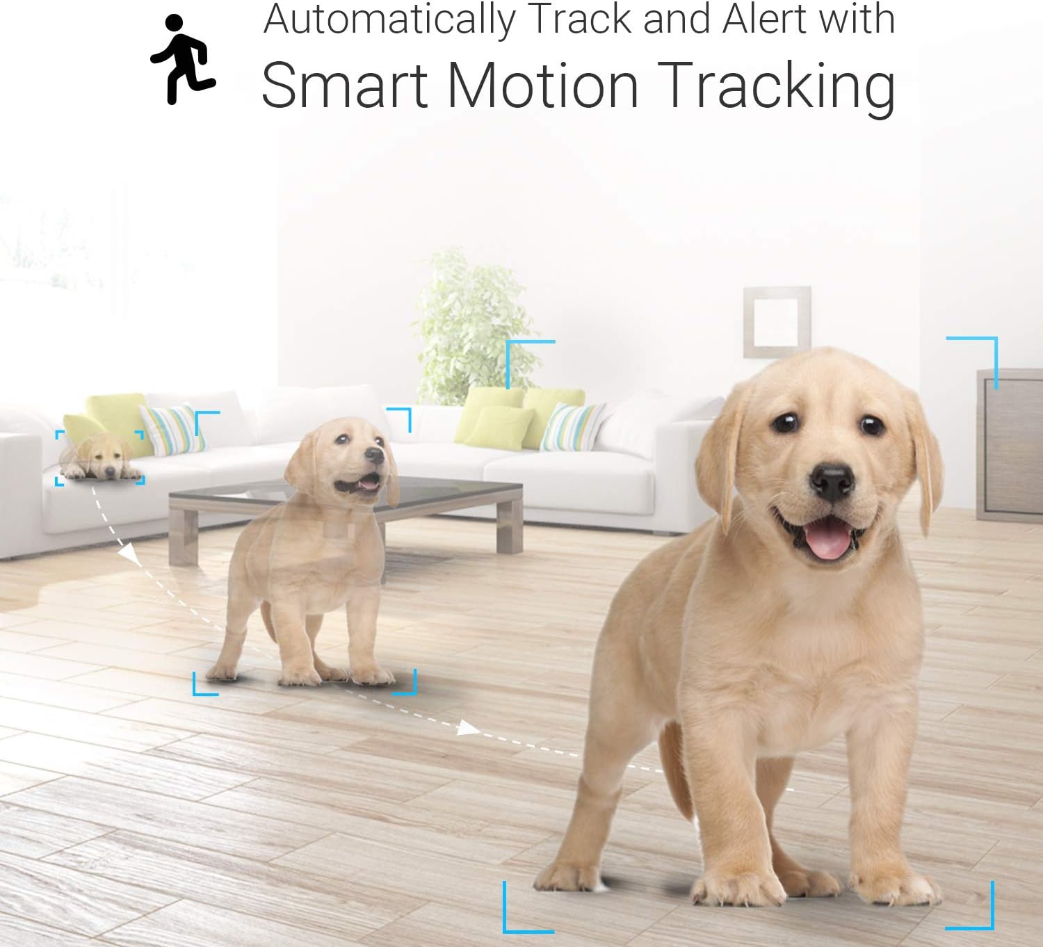 EZVIZ EZ2461C2WH C6CN 1080p Pan Tilt Security Camera 2 Pack