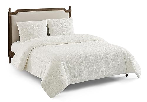 UGG 13711 Alondra Full-Queen 3-Piece Comforter Set Soft Cozy Bedding Faux Fur Comforter and Two Pillow Shams Luxury Blanket Set for Bedroom Accents