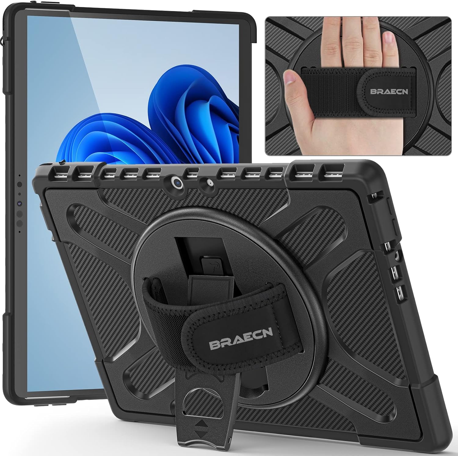 BRAECN Surface Pro 8 Case 13 inch 2021 Protective Case