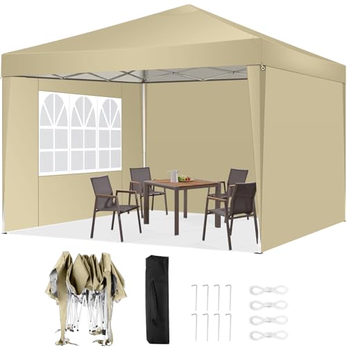 COBIZI Canopy 10x20 Pop Up Canopy Tent with 6 Sidewalls Party Tents for Parties Weddings Backyard Waterproof Canopy Outdoor Commercial Canopy Event
