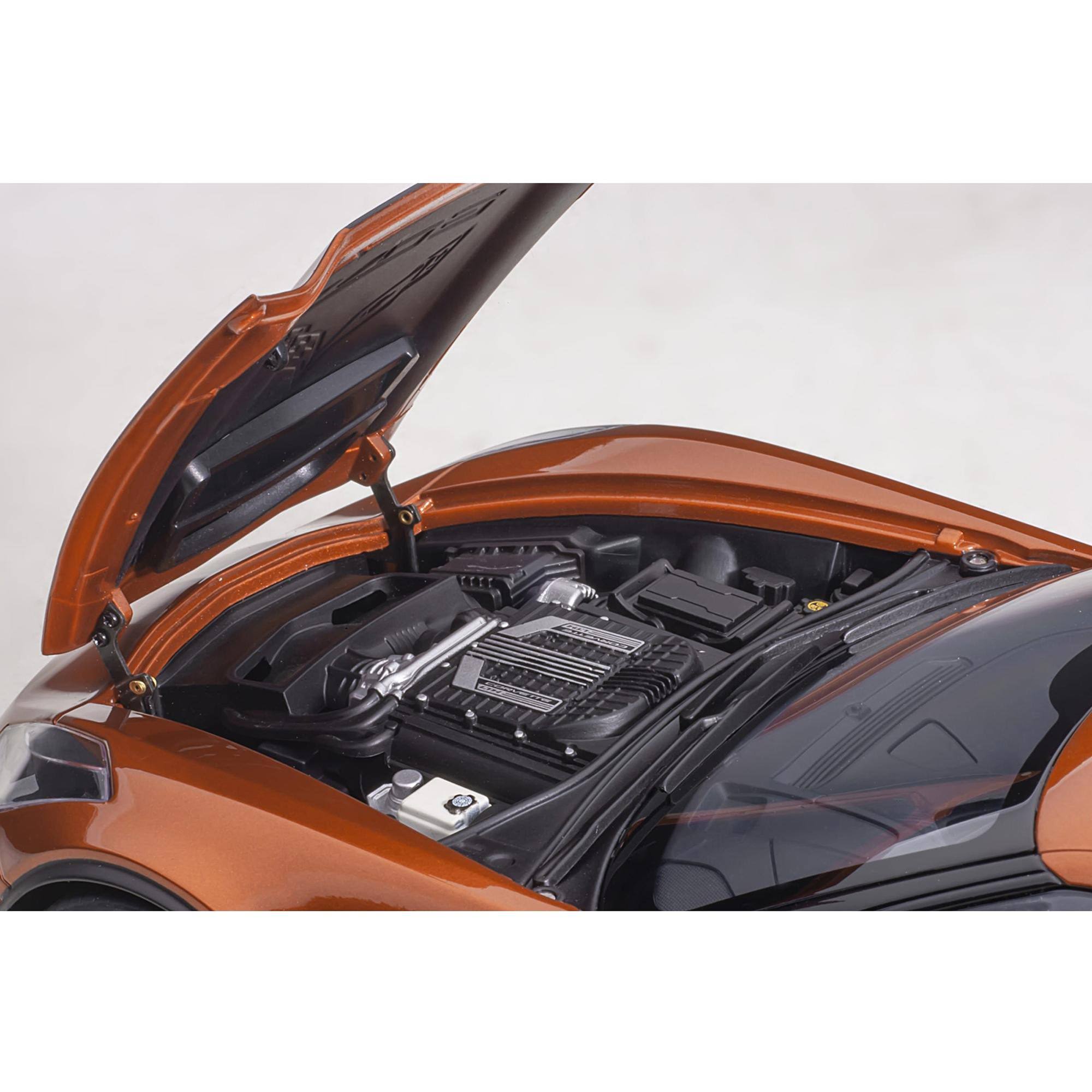 Chevrolet Corvette C7 Z06 Daytona Sunrise Orange Metallic 1/18 Model Car by AUTOart