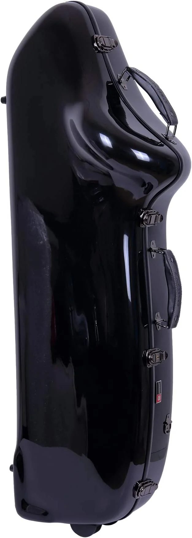 Crossrock Baritone Saxophone Fiberglass Case, Fit Sax with a Range to Low A - Curated Treasures Market