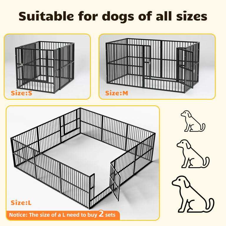 walsport Dog Fence Heavy Duty Exercise Pen Safe and Sturdy,31 - Pet Supplies online store
