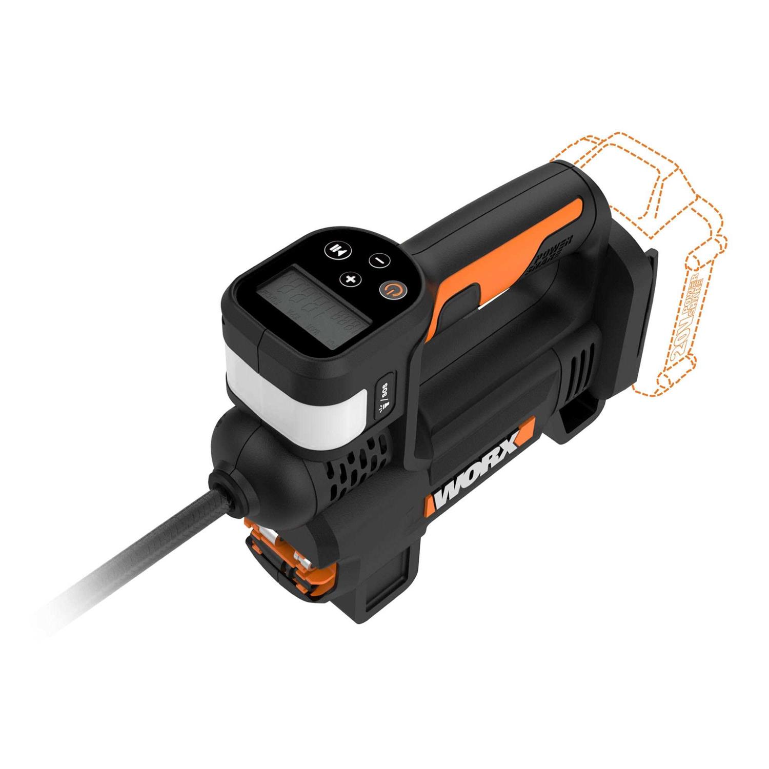 Worx WX092L.9 20V Power Share Portable Air Pump Inflator - Sports Supplies Online Store
