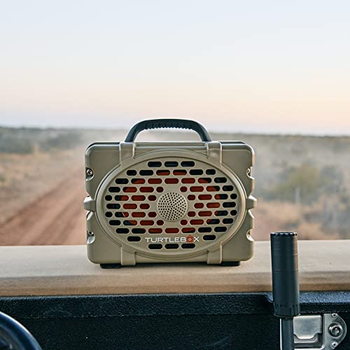 Turtlebox Gen 2: Loud! Outdoor Portable Bluetooth 5.0 Speaker | Rugged, IP67, Waterproof, Impact Resistant & Dustproof (Plays to 120db