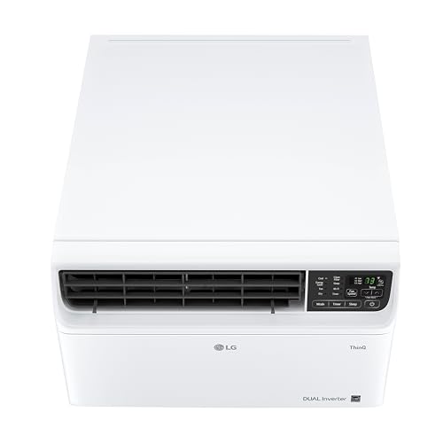 LG 12,000 BTU Dual Inverter Smart Window Air Conditioner, Cools 550 Sq. Ft., Ultra Quiet Operation, Up to 35% More Energy Savings, Energy Star