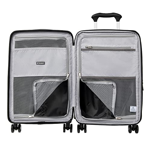 Travelpro Maxlite Air Hardside Expandable Carry on Luggage, 8 Spinner Wheels, Lightweight Hard Shell Polycarbonate Suitcase, Shadow Grey