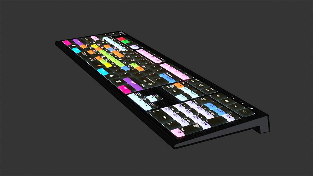 Logickeyboard Designed for FL Studio 20 Compatible with Win 7-11 ASTRA 2 Backlit keyboard # LKB-FLS-A2PC-US
