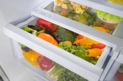 Winia WRFS26STJE French Door Dispenser Refrigerator Step Up, 25.5 Cu.Ft