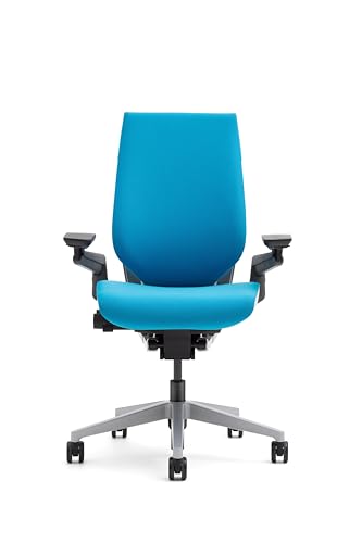 Steelcase Gesture Office Chair - Ergonomic Work Chair with Wheels for Carpet - Comfortable - Intuitive-to-Adjust for Desk - 360-Degree Arms