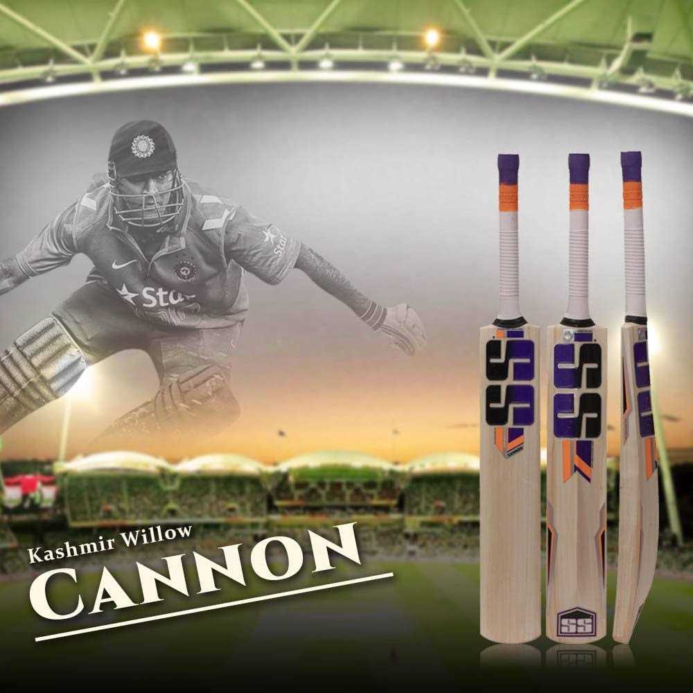 SS Kashmir Willow Leather Ball Cricket Bat Exclusive Cricket Bat for Adult Full Size with Full Protection Cover - Sports Supplies Online Store