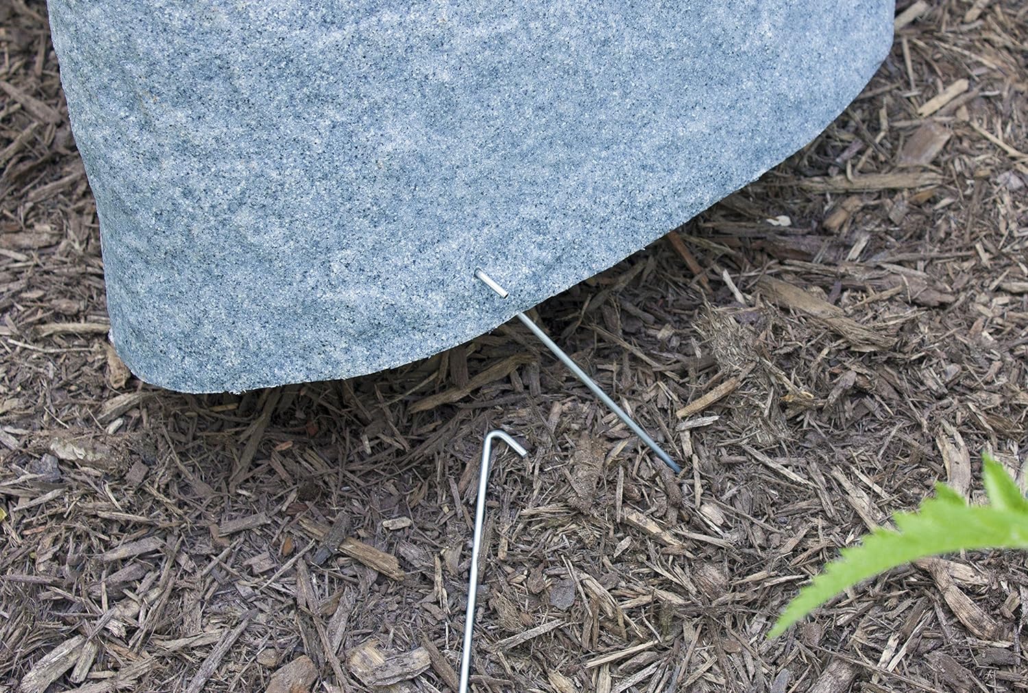 Emsco Group 2235 Natural Sandstone Appearance Utility Cover – Lightweight – Easy to Install Tall Monolith Landscape Rock