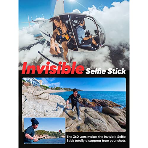 Insta360 ONE RS Twin Edition – Waterproof 4K 60fps Action Camera & 5.7K 360 Camera with Interchangeable Lenses, Stabilization, 48MP Photo, Active HDR