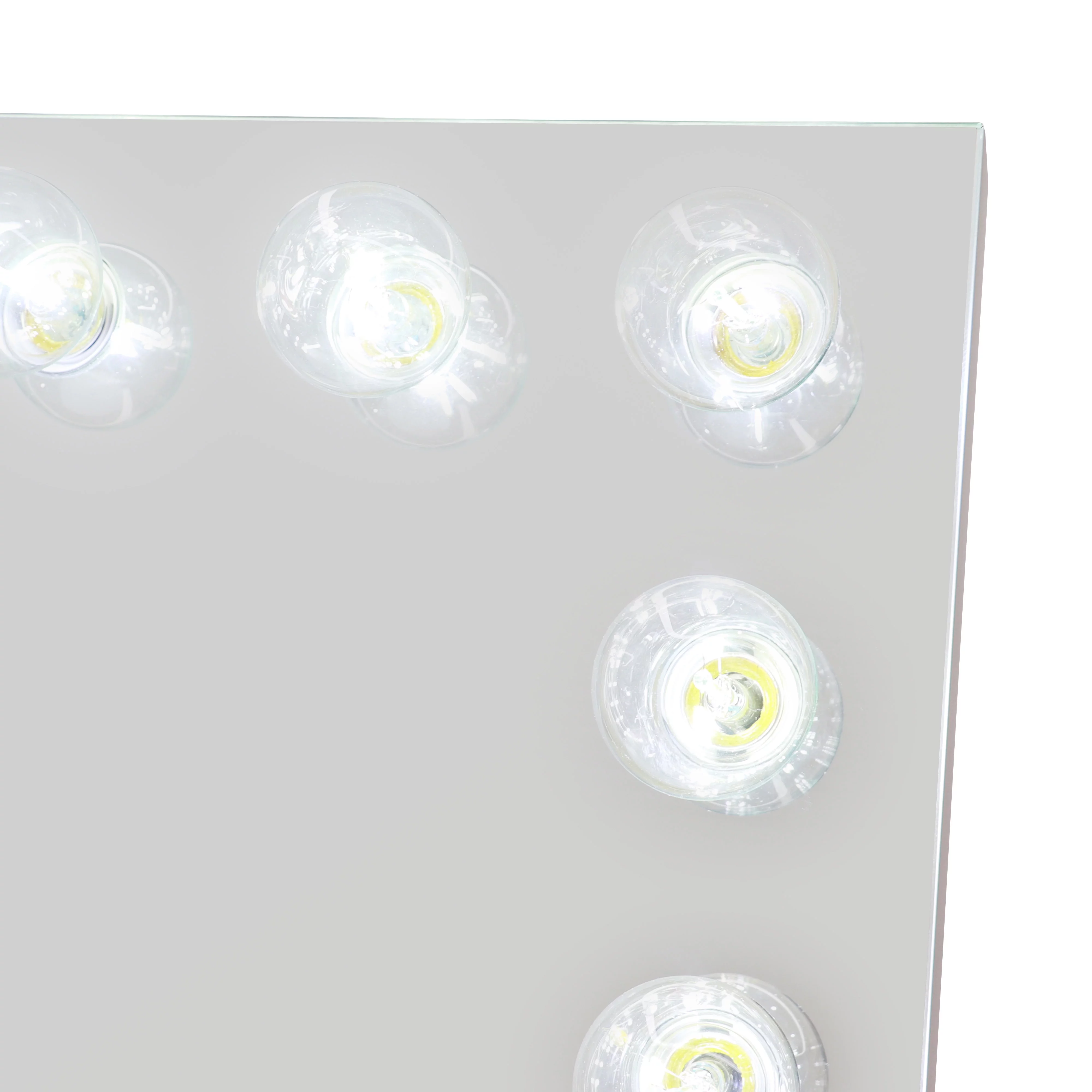 TOV Furniture Lola White Vanity Mirror with Smart Sensor Switch