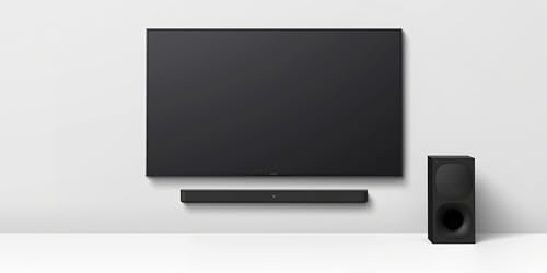 Sony HT-S400 2.1ch Soundbar with Powerful Wireless subwoofer, S-Force PRO Front Surround Sound, and Dolby Digital, Black