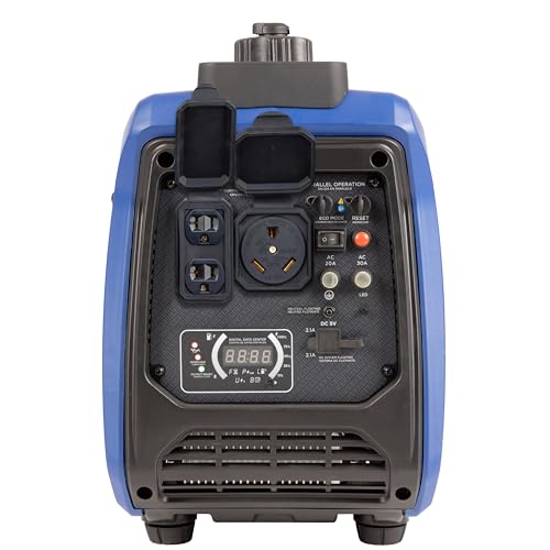 Westinghouse 2800 Peak Watt Super Quiet & Lightweight Portable Inverter Generator, Gas Powered, Parallel Capable, Long Run Time