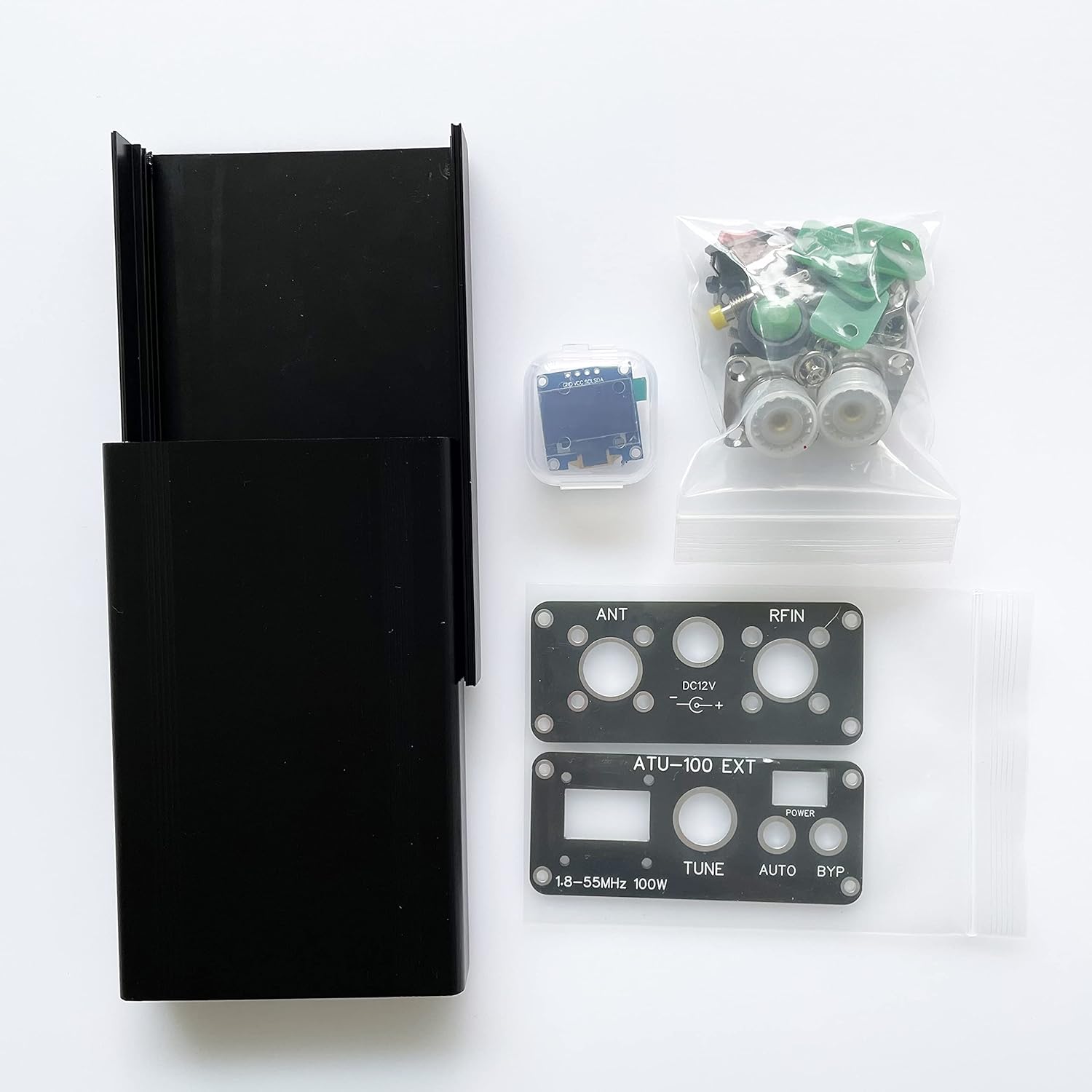 Malahit ATU-100 Antenna Tuner Box atu100 Shell ATU100 1.8-50MHz case