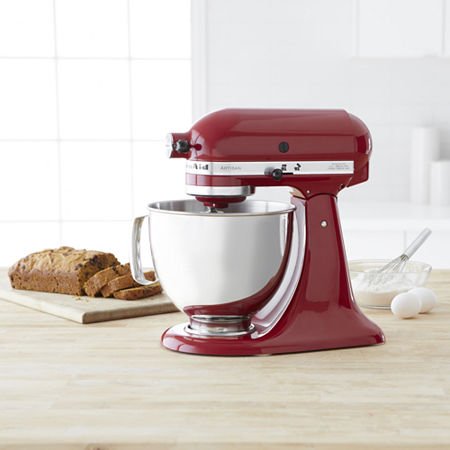 KitchenAid KSM150PSTG Artisan Series 5-Qt. Stand Mixer with Pouring Shield - Tangerine
