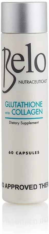 BELO Nutraceuticals Glutathione Collagen Skin Whitening Pills Bleaching 90 Capsules - Kansas Nuitrition - HNZSDS