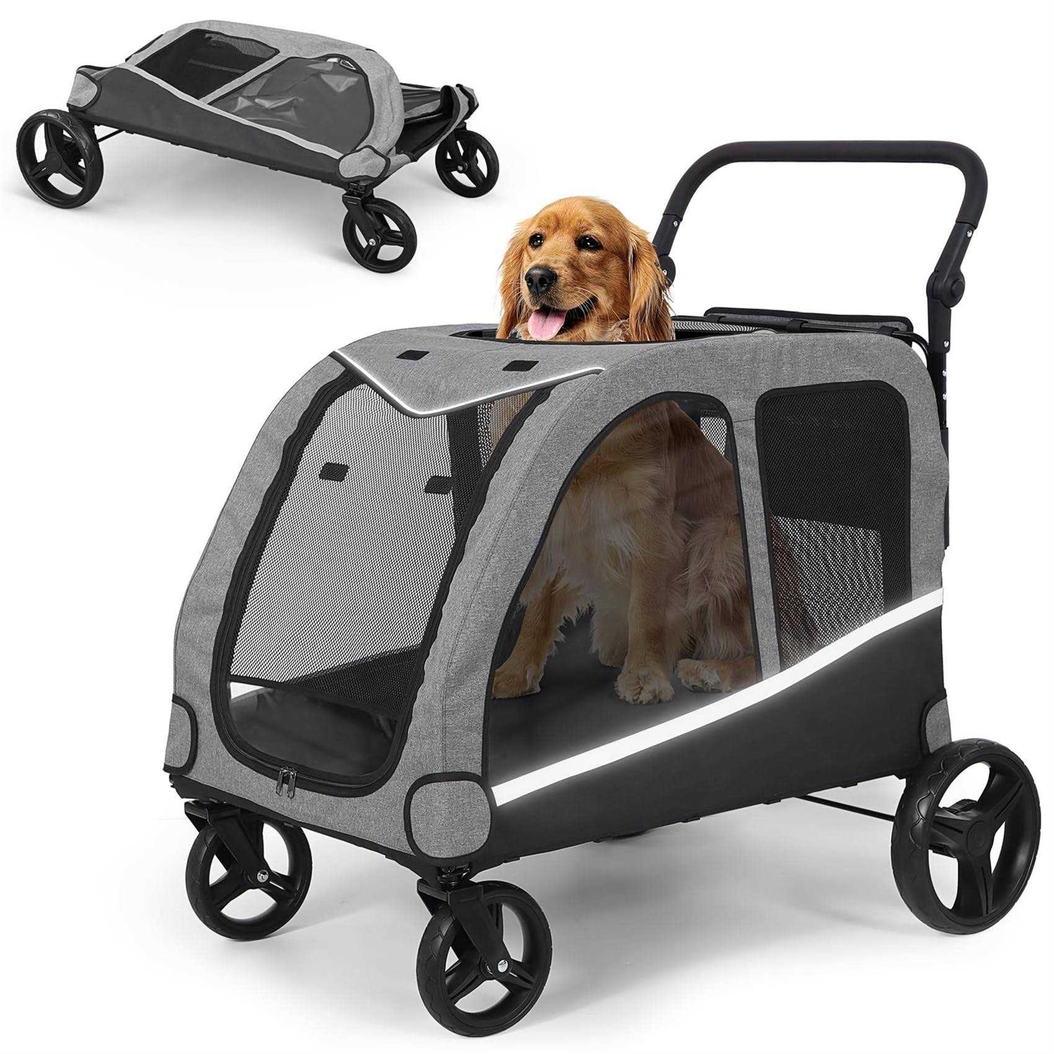 Saudism Dog Stroller For Large Dogs Extra Large Pet Stroller For For Medium Dogs - Pet Supplies online store