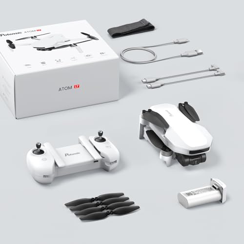 Potensic ATOM LT GPS Drone Under 249g, 2 Batteries 80 Mins, EIS 2.5K Camera, 4KM FPV Transmission, Brushless Motor, Auto Return, SurgeFly