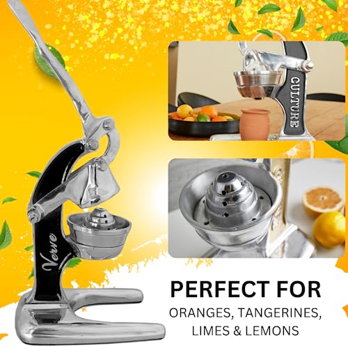Artisan Crafted Aluminum Manual Countertop Juicer Press - Large by Verve CULTURE - Smart Home Appliances