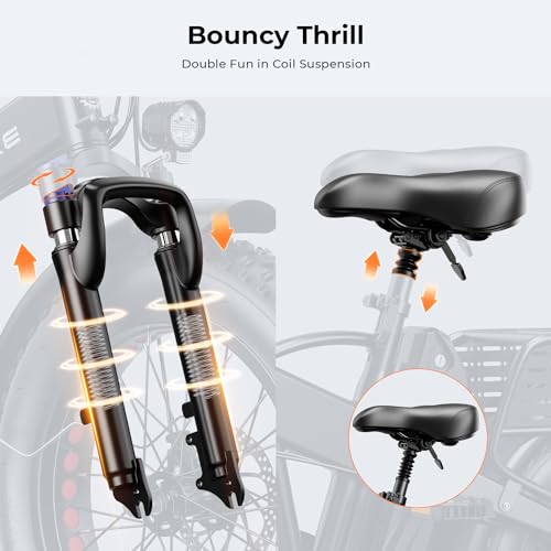 Heybike Mars 2.0 Electric Bike for Adults with 1400W Peak Motor, 28MPH Top Speed,and 624Wh Removable Battery
