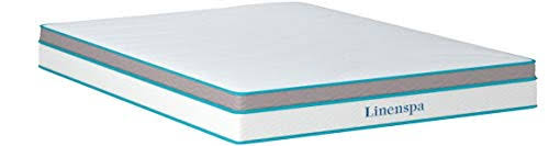 Linenspa 10 inch Memory Foam and Innerspring Hybrid Mattress - Medium Feel - Queen