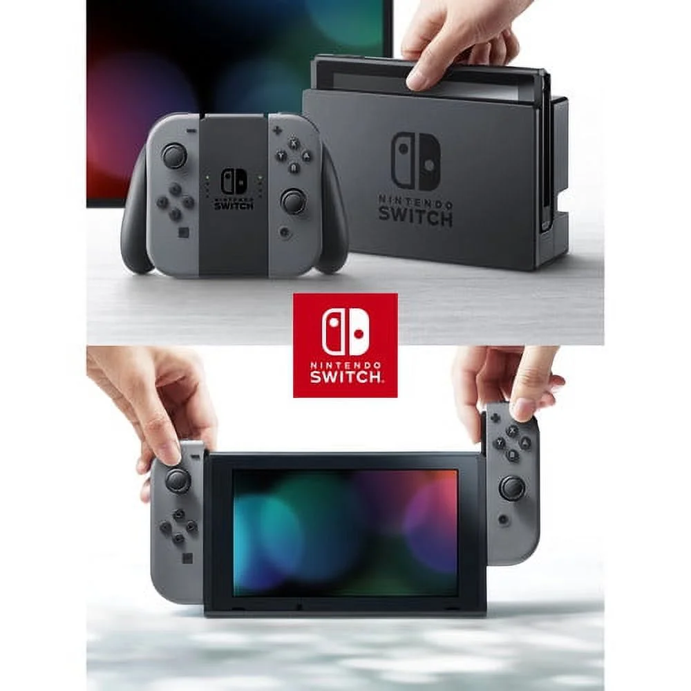 Nintendo Switch (Gray) Gaming Console with Legend of Zelda Skyward Sword HD