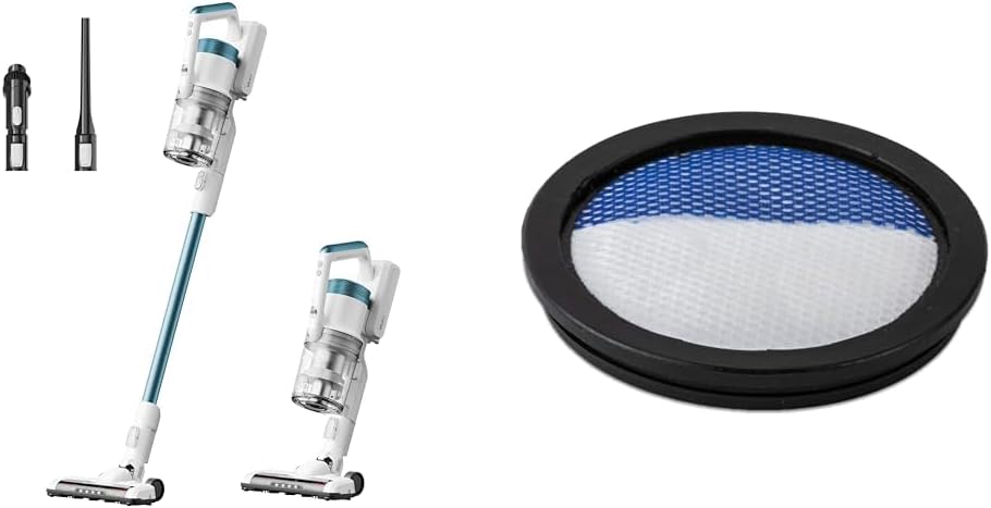 Bundle of Eureka NEC280TL RapidClean Pro Cordless Cleaner for Hard Floors, Lightweight Vacuum LED Headlights, Convenient Stick and Handheld Vac