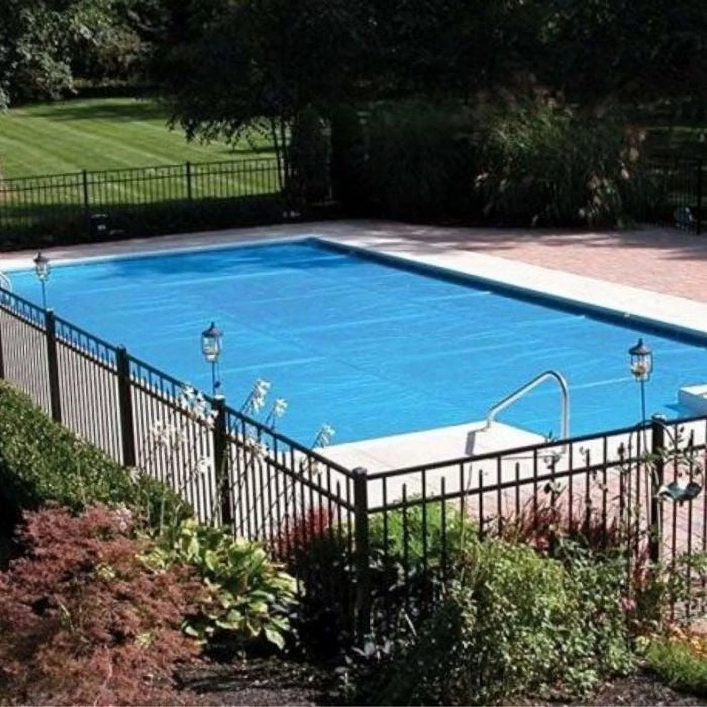 Harris C.R.S. Covering Pools Heat Retention Solar Covers For In-Ground Swimming Pools | Retain Sun/Solar Heat By Lowering Evaporation Rate Up To 75%