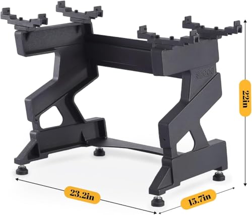 SNODE AD80 Drop Proof 80 lbs Adjustable Dumbbell Set -Adjustable Weights with Cast Iron Plates and Cradle, Knurled Handle, Fast Adjust