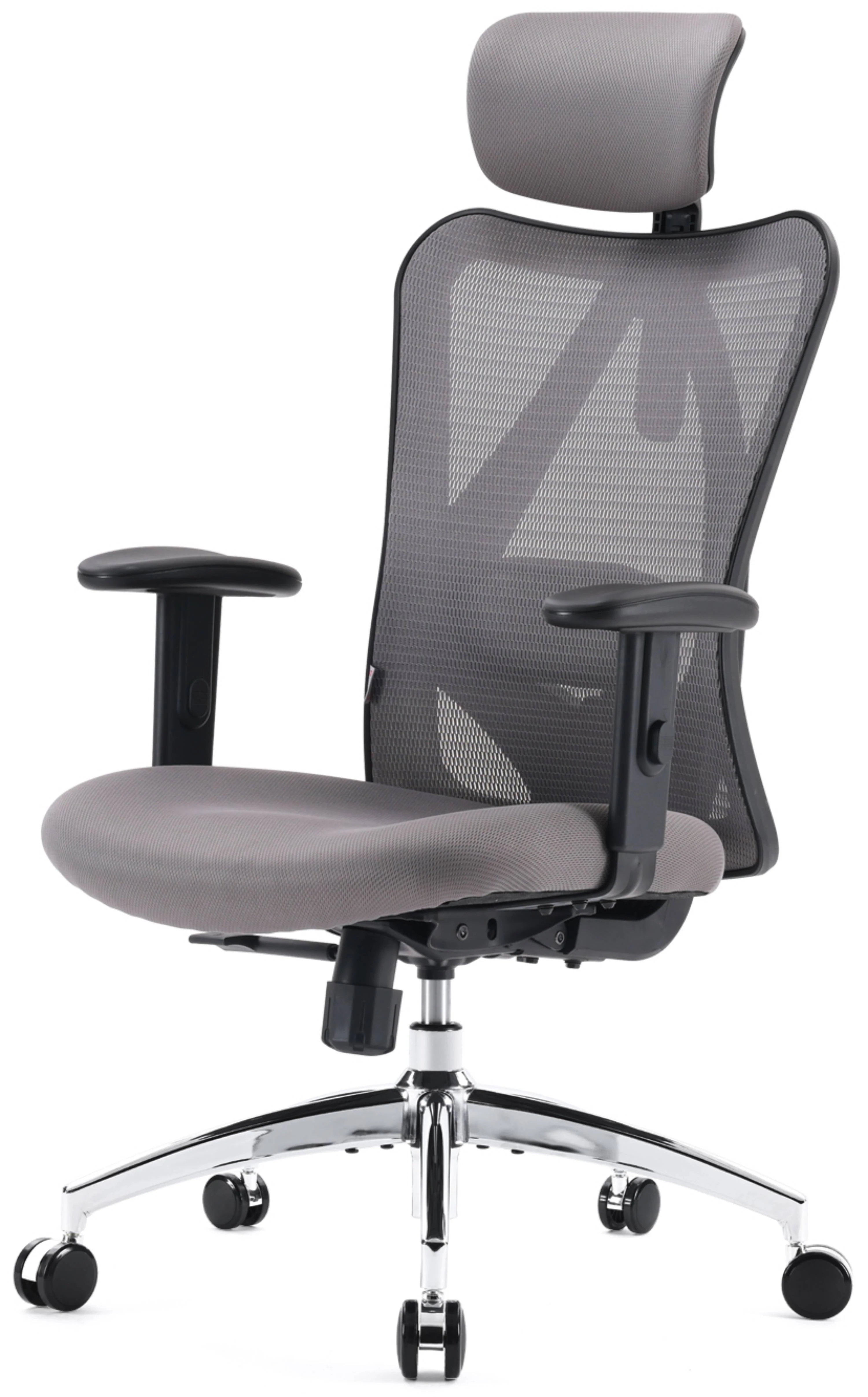 SIHOO Ergonomic Office Chair, Mesh Computer Desk Chair with Adjustable Lumbar Support, High Back chair for big and tall, Black