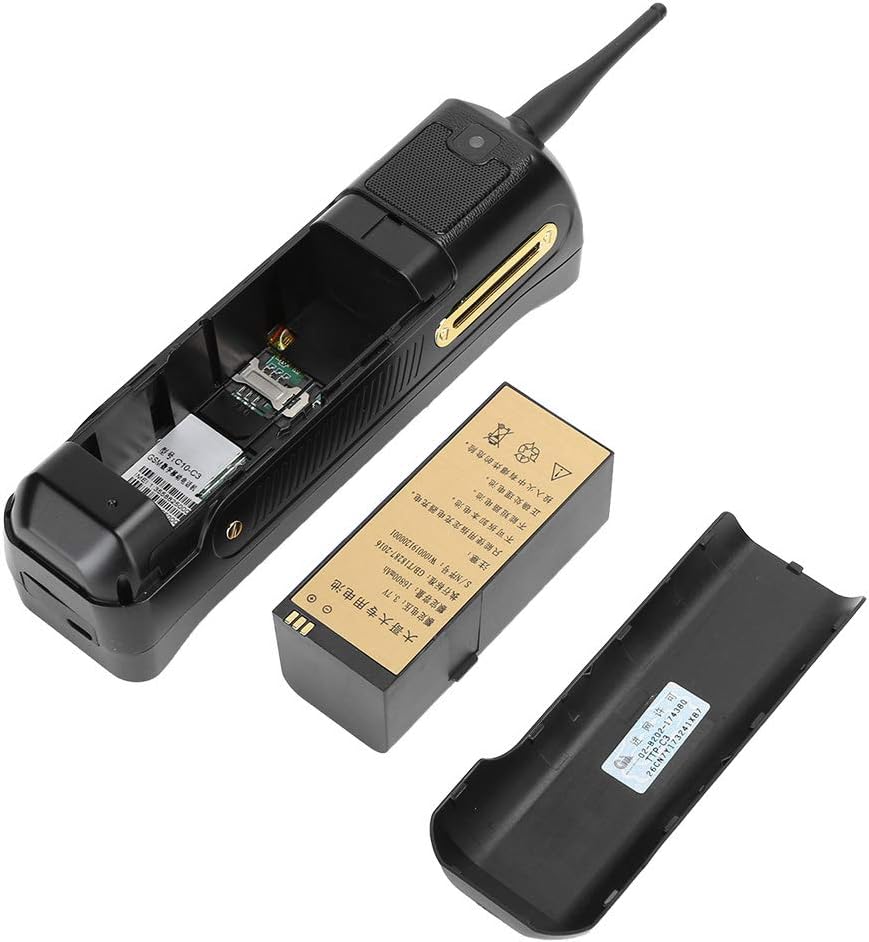 2.2'' Business Mobile Phone, Dual Card Classic Retro Mobile Phone, Power Bank Phone with Quad Frequency 850MHZ 900MHZ 1800MHZ 1900MHZ (Black)
