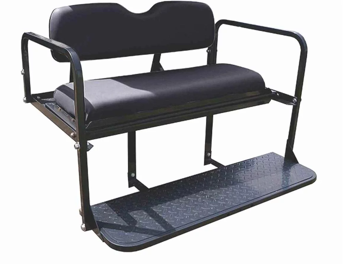 Rear Seat Kit- Black for EZGO TXT Golf Carts 1995+ - Curated Treasures Market